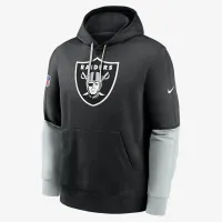 Las Vegas Raiders Sideline Team Issue Club чоловічі Nike NFL Pullover Толстовка з капюшоном колір чорний