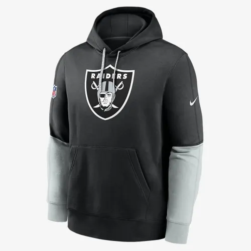 Las Vegas Raiders Sideline Team Issue Club чоловічі Nike NFL Pullover Толстовка з капюшоном колір чорний