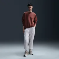 Nike Sportswear Phoenix Fleece женская оверсайз Crew-Neck свитшот цвет коричневый