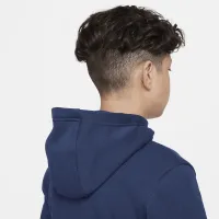 Nike Sportswear Club Fleece Big дитячі Pullover Толстовка з капюшоном блакитний