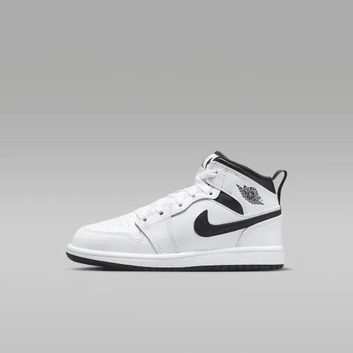 Nike Jordan 1 Mid Little дитячі Кросівки колір білий