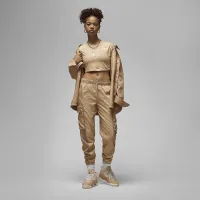 Nike Jordan Artist Series by Parker Duncan жіноча Cropped футболка колір коричневий