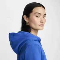Nike Sportswear Club Fleece женская Full-Zip Толстовка с капюшоном синий