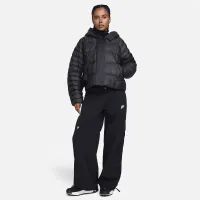 Nike Sportswear Swoosh Puffer PrimaLoft® женская Therma-FIT оверсайз Hooded Куртка цвет черный