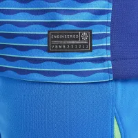 Brazil 2024 Stadium Away Big детские Nike Dri-FIT Soccer Replica Jersey синий