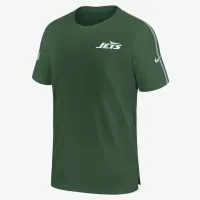 New York Jets Sideline Coach чоловічі Nike Dri-FIT NFL Top колір зелений