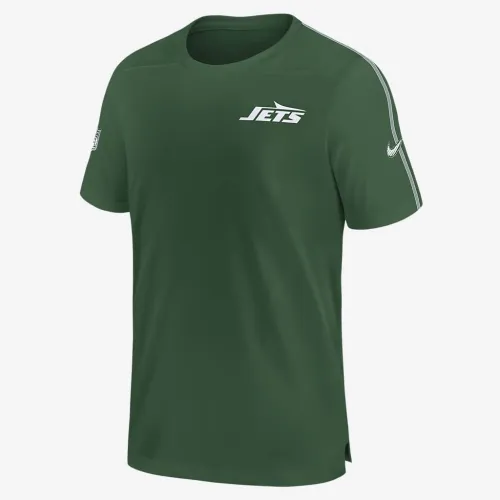 New York Jets Sideline Coach чоловічі Nike Dri-FIT NFL Top колір зелений