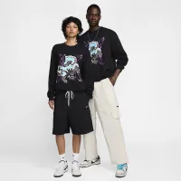 Nike SB Fleece Skate Crew колір чорний