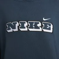 Nike Sportswear женская оверсайз Fleece Pullover Толстовка с капюшоном синий