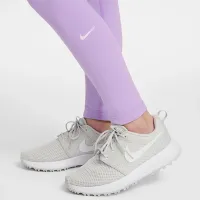 Nike One Big Kids’ (Girls') Dri-FIT З високою талією лосіни колір фіолетовий