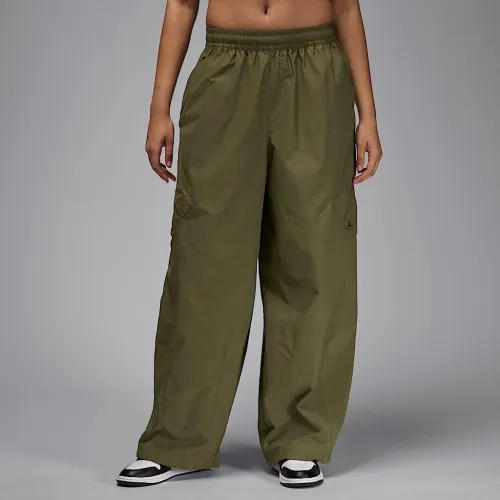 Nike Jordan Flight Chicago женская Parachute Pants цвет зеленый