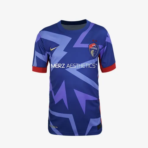 North Carolina Courage 2025 Stadium Home Big дитячі Nike Dri-FIT NWSL Replica Jersey блакитний