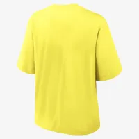 Oregon Ducks Legacy Established Boxy женская Nike College футболка Yellow