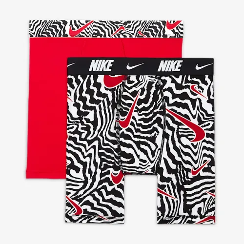 Nike Dri-FIT Big дитячі Printed Long труси (2 пари) колір червоний