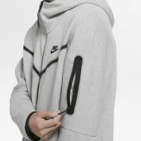 Nike Sportswear Tech Fleece мужские Full-Zip Толстовка с капюшоном цвет серый