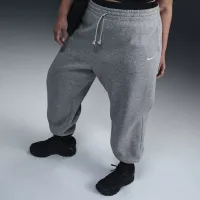 Nike Sportswear Phoenix Fleece жіноча З високою талією оверсайз Sweatpants (великі розміри) колір сірий