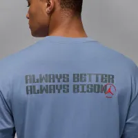 Nike Jordan Sport x Howard University чоловічі Dri-FIT футболка блакитний