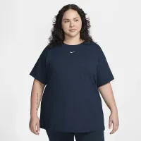 Nike Sportswear Essential жіноча футболка (великі розміри) блакитний