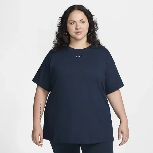 Nike Sportswear Essential жіноча футболка (великі розміри) блакитний