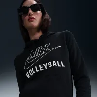 Nike женская волейбольные Pullover Толстовка с капюшоном цвет черный