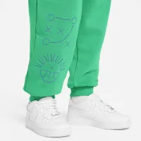 Nike Culture of баскетбольні Big дитячі баскетбольні Loose Pants (Extended Size) колір зелений