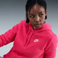Nike Sportswear Club Fleece женская Pullover Толстовка с капюшоном Pink