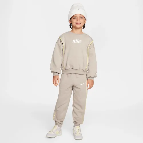 Nike Essentials Little детские 2-Piece Crew набор цвет серый