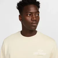 Nike Club мужские Fleece Crew цвет коричневый