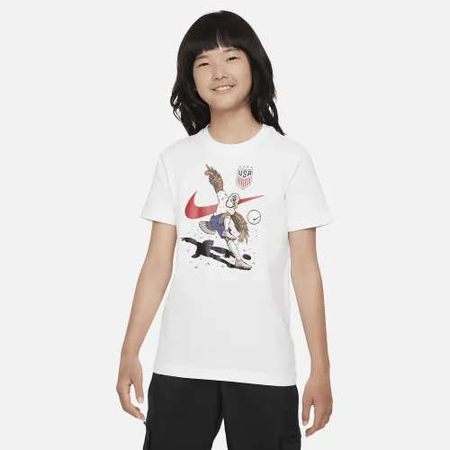 USWNT Mascot Big дитячі Nike Soccer футболка колір білий