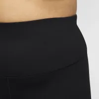 Nike One жіноча З високою талією Crop лосіни (великі розміри) колір чорний