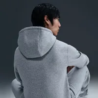 Nike Club мужские Full-Zip Fleece Толстовка с капюшоном цвет серый
