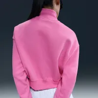 Nike Sportswear Phoenix Fleece женская 1/2-Zip Cropped свитшот Pink
