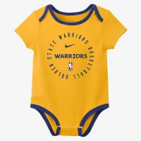 Golden State Warriors Baby Nike NBA 3 пари Bodysuit комплект Yellow
