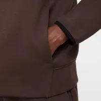 Nike Sportswear Tech Fleece мужские Pullover Толстовка с капюшоном цвет коричневый