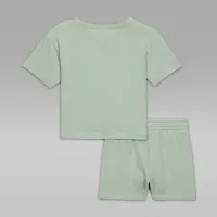 Nike Jordan Brooklyn Essentials Baby 2-Piece Fleece шорти комплект колір зелений