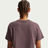 Nike Sportswear женская Loose Short-Sleeve Cropped футболка цвет фиолетовый