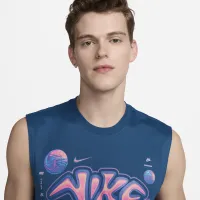 Nike чоловічі Dri-FIT Sleeveless баскетбольні футболка блакитний