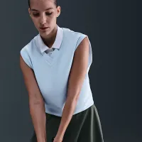 Nike женская V-Neck для гольфа Vest синий