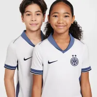 Inter Milan 2024/25 Stadium Away Big детские Nike Dri-FIT Soccer Replica Jersey цвет белый