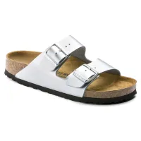 Шльопанці Birkenstock Arizona Birko-Flor 1012283- Срібні