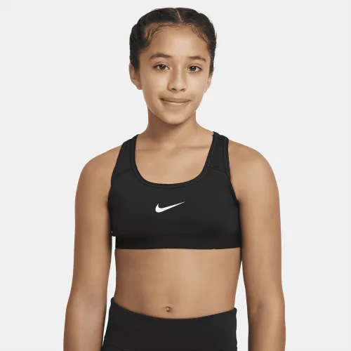 Nike Big дитячі (Girls') Sports Bra колір чорний