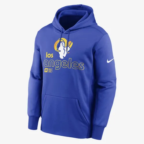 Los Angeles Rams Men’s Nike Therma NFL Pullover Толстовка з капюшоном блакитний