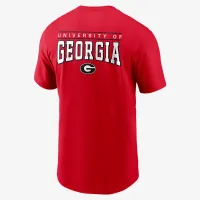 Georgia Bulldogs мужские Nike College футболка цвет красный