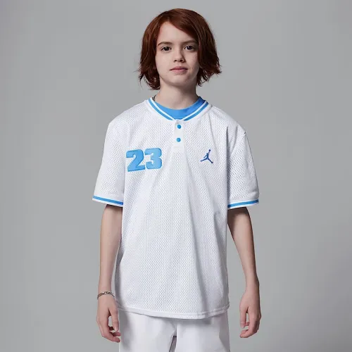 Nike Jordan Big детские 23 Elevated Jersey цвет белый