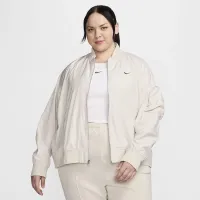 Nike Sportswear Essential жіноча оверсайз Bomber Куртка (великі розміри) колір коричневий
