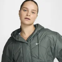 Nike Sportswear Essential женская Quilted Anorak Куртка цвет зеленый