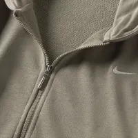 Nike Sportswear Chill Terry женская Loose Full-Zip French Terry Толстовка с капюшоном (большие размеры) цвет зеленый