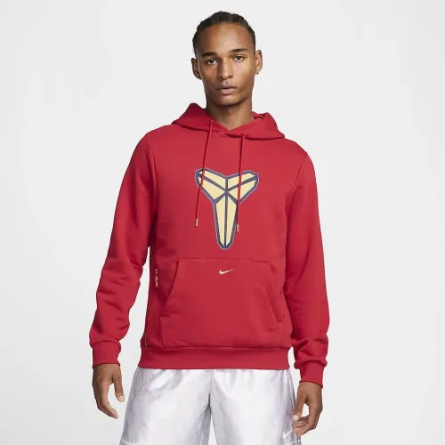 Kobe чоловічі Nike Dri-FIT Pullover баскетбольні Толстовка з капюшоном колір червоний