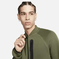 Nike Sportswear Tech Fleece мужские Bomber Куртка цвет зеленый