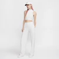 Nike Sportswear Chill Terry женская Mid-Rise French Terry Open-Hem Sweatpants цвет коричневый